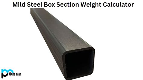 steel box weight calculator